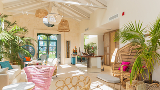 Lobby at Boardwalk Boutique Hotel Aruba 