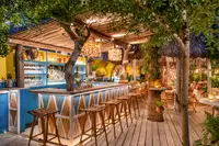 The Coco Café in the evening