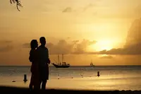 Sunset on Palm Beach