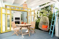 Indoor - outdoor patio live like a local in Aruba