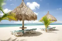 Boardwalk Beach area on Palm Beach Aruba