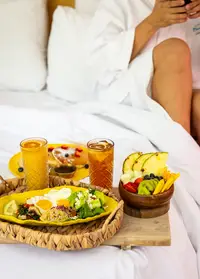 Breakfast in bed from The Coco Café