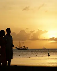 Sunset on Palm Beach