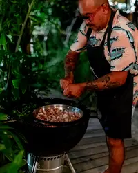 Taki private chef at Boardwalk Boutique Hotel Aruba